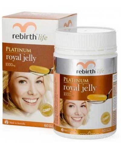 Viên uống sữa ong chúa Royal Jelly - Rebirth 60 viên